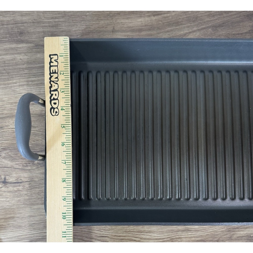 Pampered Chef Grill Pan Dual Burner Double Bacon Burger Panini Press Set 2924 - Picture 14 of 16